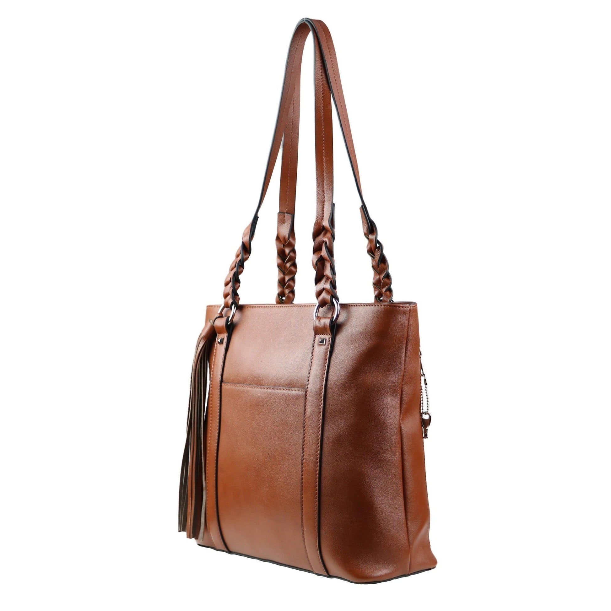 Concealed Carry Bella Leather Tote by Lady Conceal - Angler's Pro Tackle & Outdoors