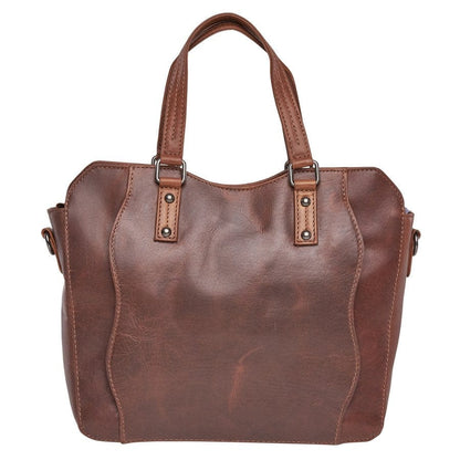 Concealed Carry Bethany Leather Satchel by Lady Conceal - Angler's Pro Tackle & Outdoors