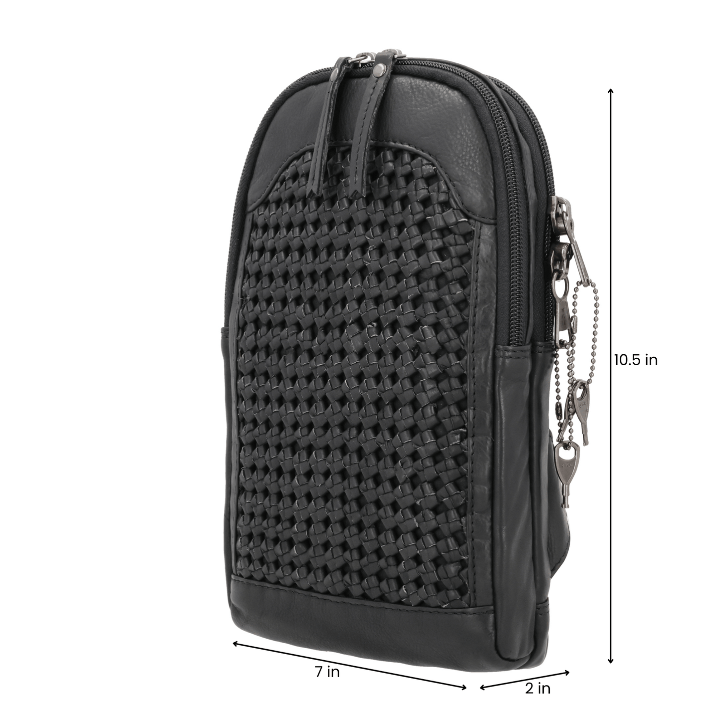 Concealed Carry Bristol Sling Leather Backpack by Lady Conceal - Angler's Pro Tackle & Outdoors