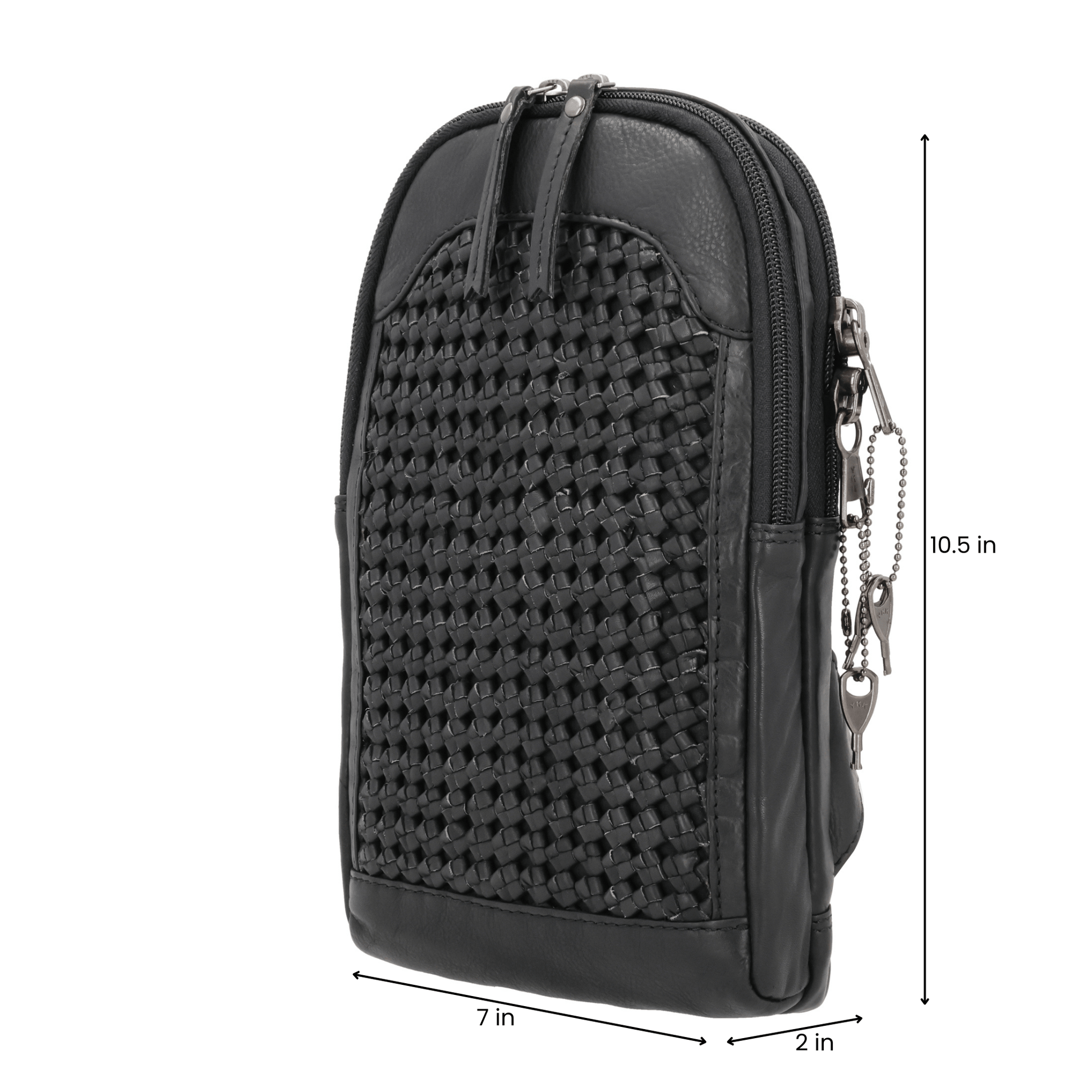 Concealed Carry Bristol Sling Leather Backpack by Lady Conceal - Angler's Pro Tackle & Outdoors