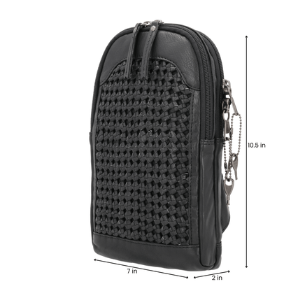 Concealed Carry Bristol Sling Leather Backpack by Lady Conceal - Angler's Pro Tackle & Outdoors