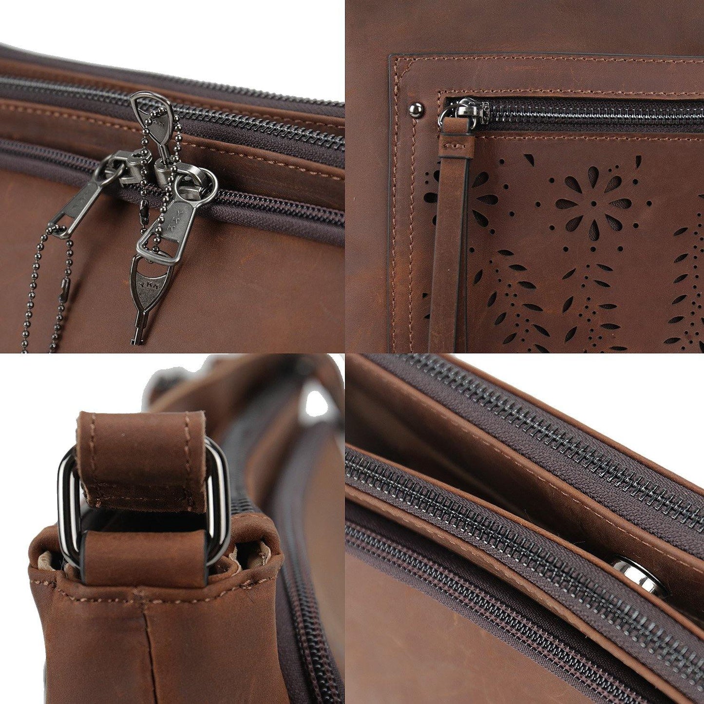 Concealed Carry Brynlee Leather Crossbody by Lady Conceal - Angler's Pro Tackle & Outdoors