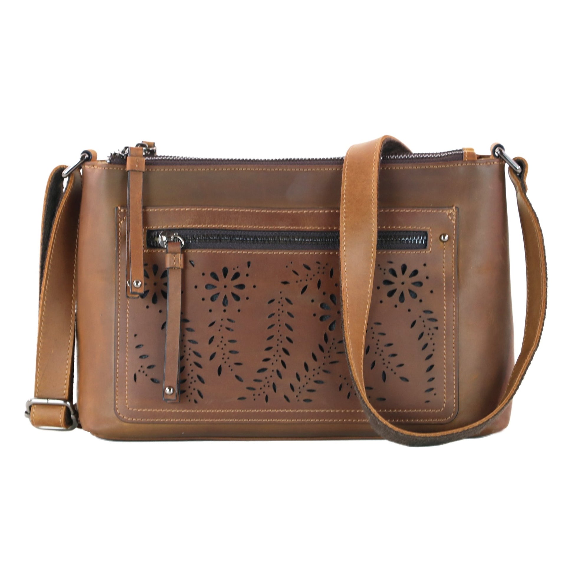 Concealed Carry Brynlee Leather Crossbody by Lady Conceal - Angler's Pro Tackle & Outdoors