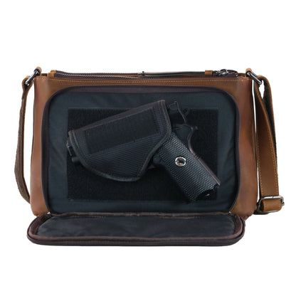 Concealed Carry Brynlee Leather Crossbody by Lady Conceal - Angler's Pro Tackle & Outdoors