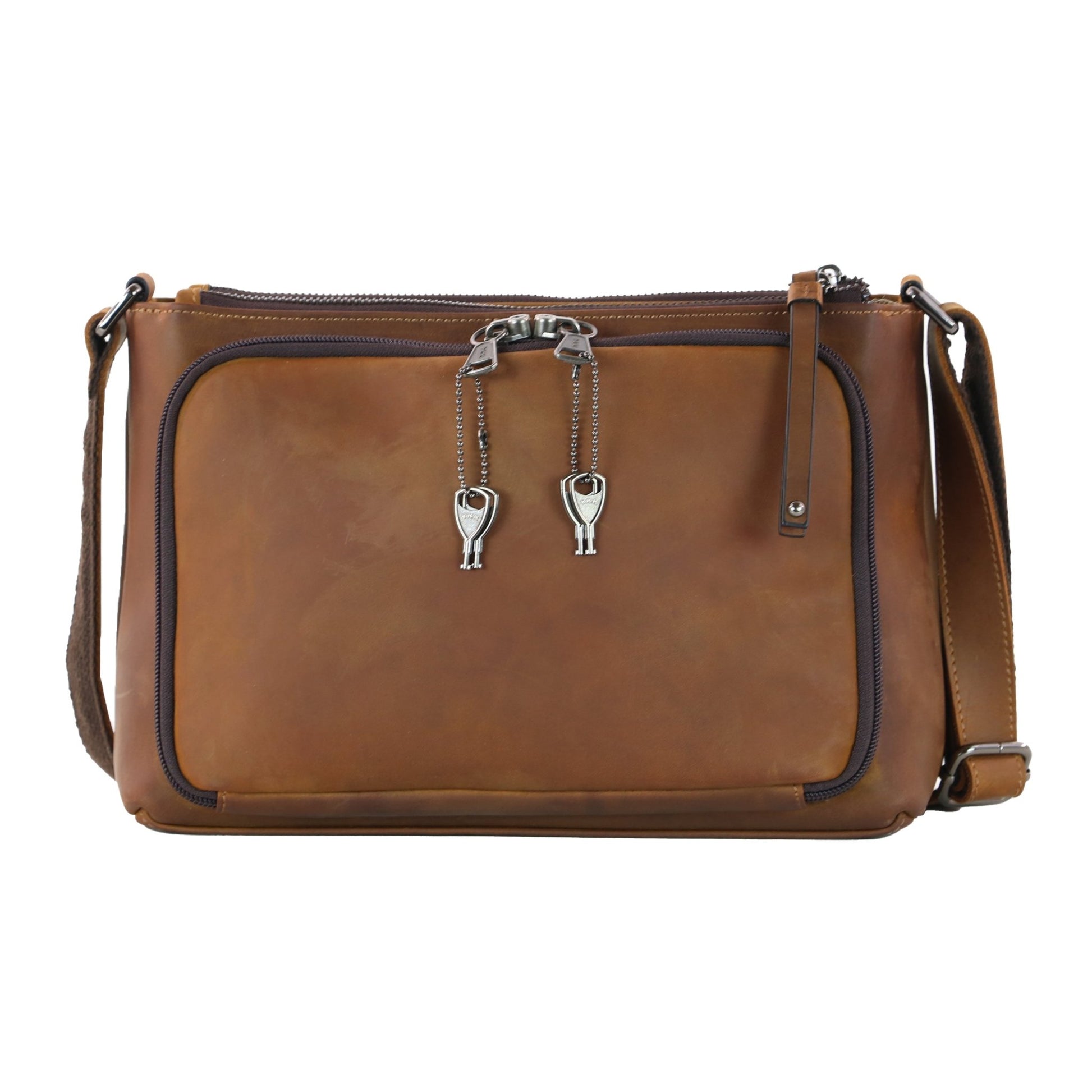 Concealed Carry Brynlee Leather Crossbody by Lady Conceal - Angler's Pro Tackle & Outdoors