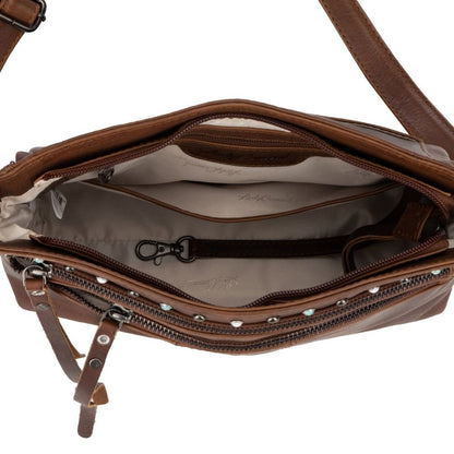 Concealed Carry Brynn Leather Crossbody by Lady Conceal - Angler's Pro Tackle & Outdoors