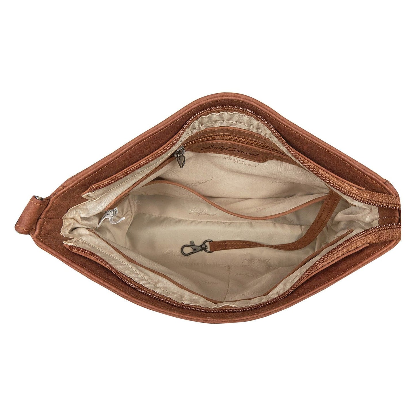 Concealed Carry Brynn Leather Crossbody by Lady Conceal - Angler's Pro Tackle & Outdoors