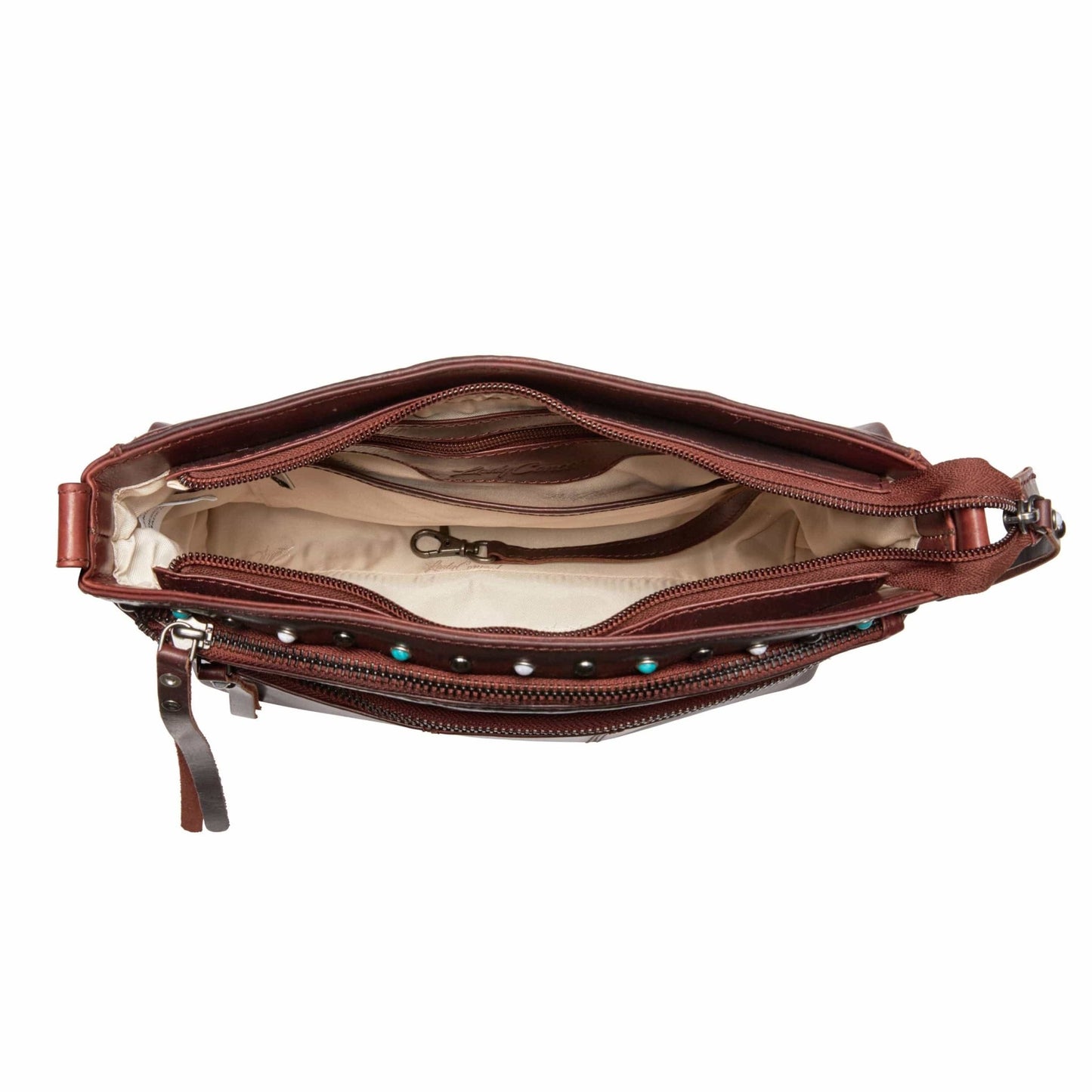 Concealed Carry Brynn Leather Crossbody by Lady Conceal - Angler's Pro Tackle & Outdoors