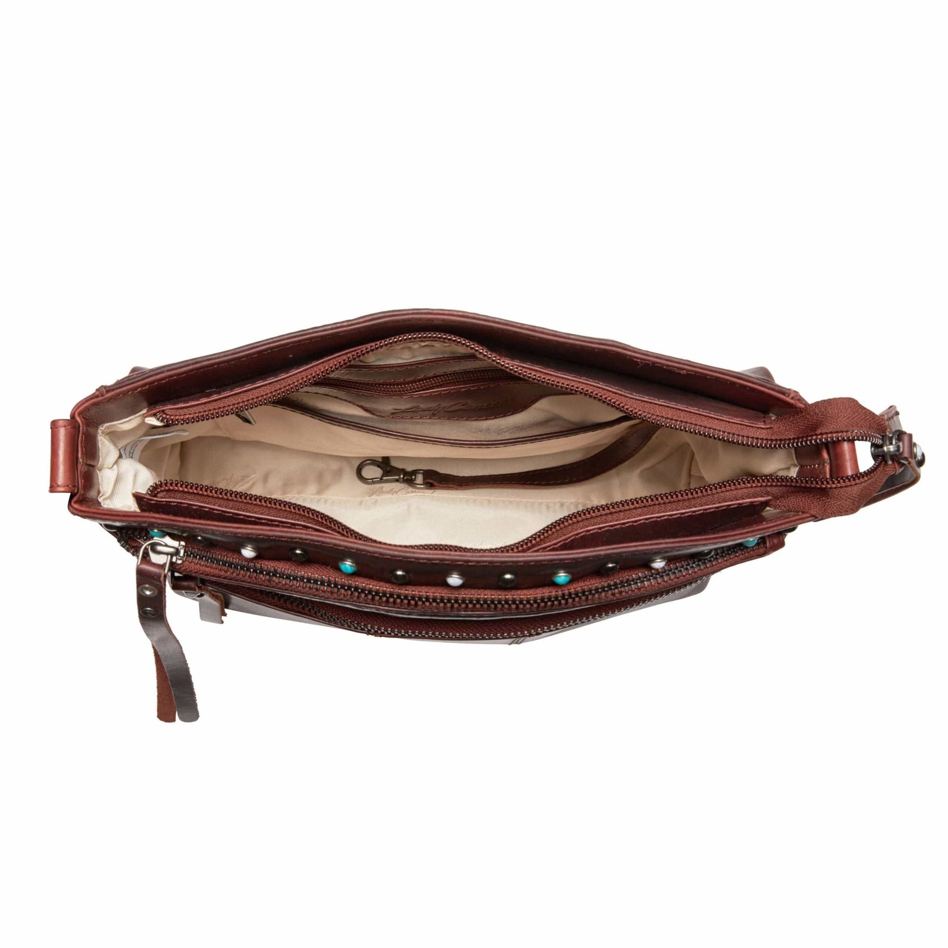 Concealed Carry Brynn Leather Crossbody by Lady Conceal - Angler's Pro Tackle & Outdoors