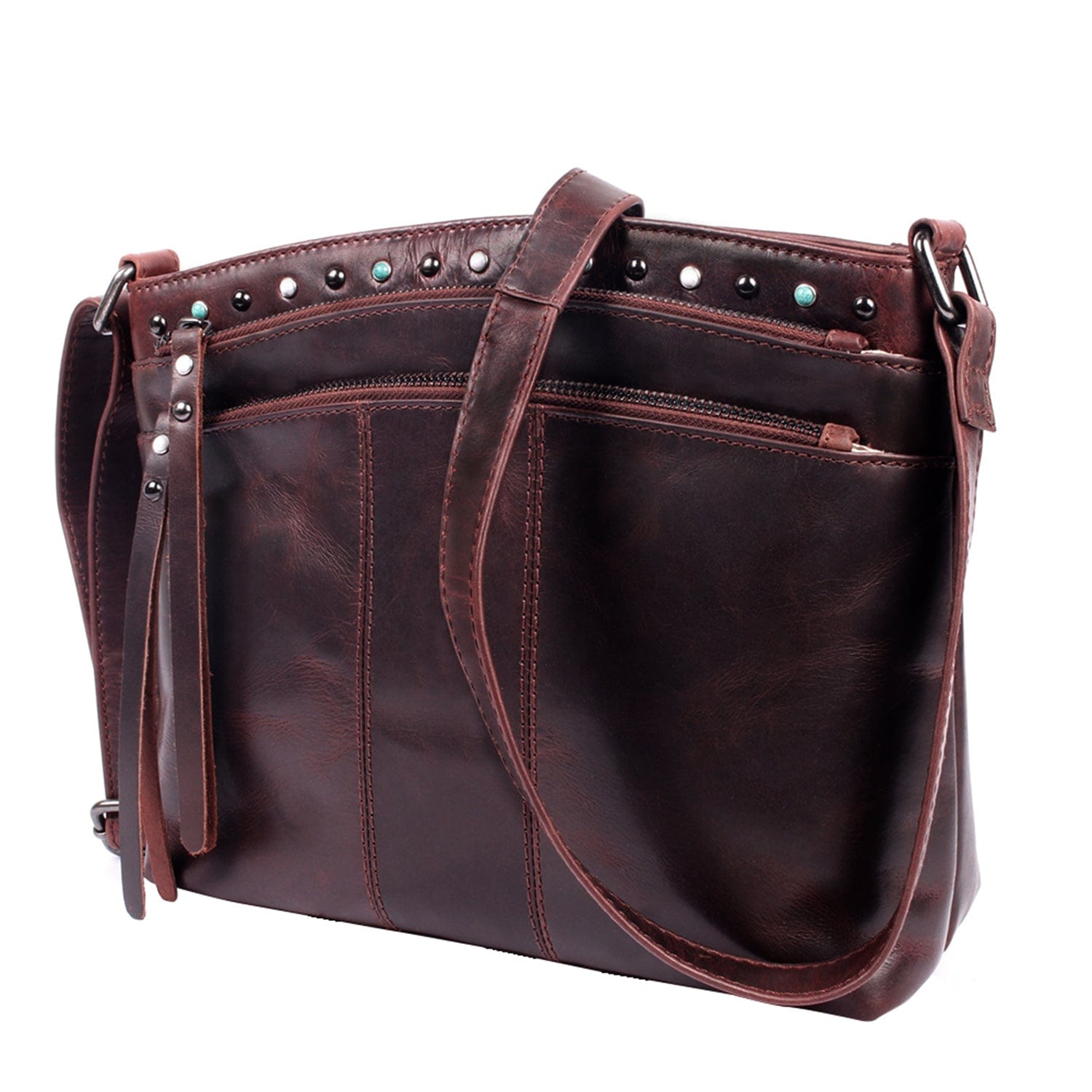 Concealed Carry Brynn Leather Crossbody by Lady Conceal - Angler's Pro Tackle & Outdoors