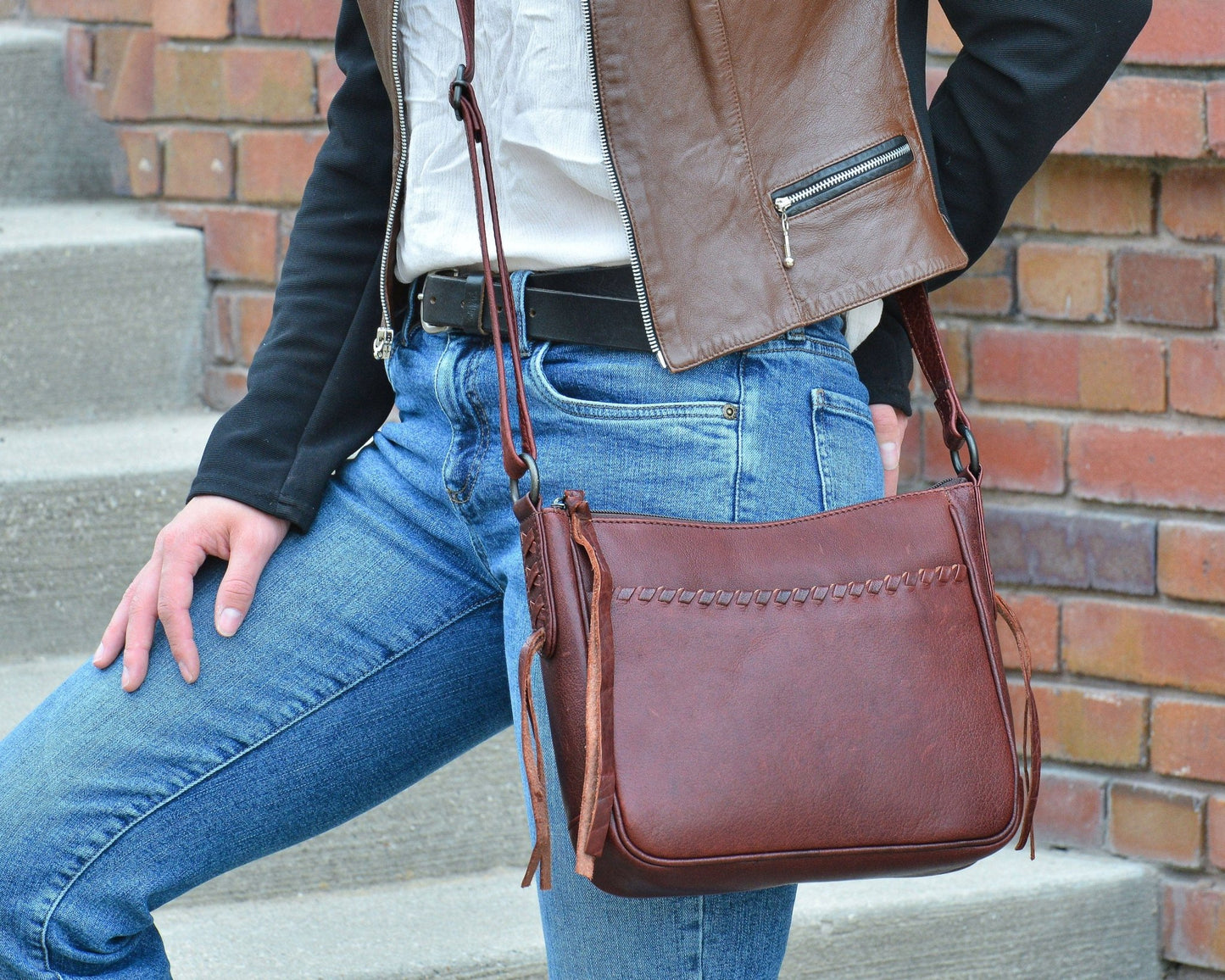 Concealed Carry Callie Leather Crossbody by Lady Conceal - Angler's Pro Tackle & Outdoors