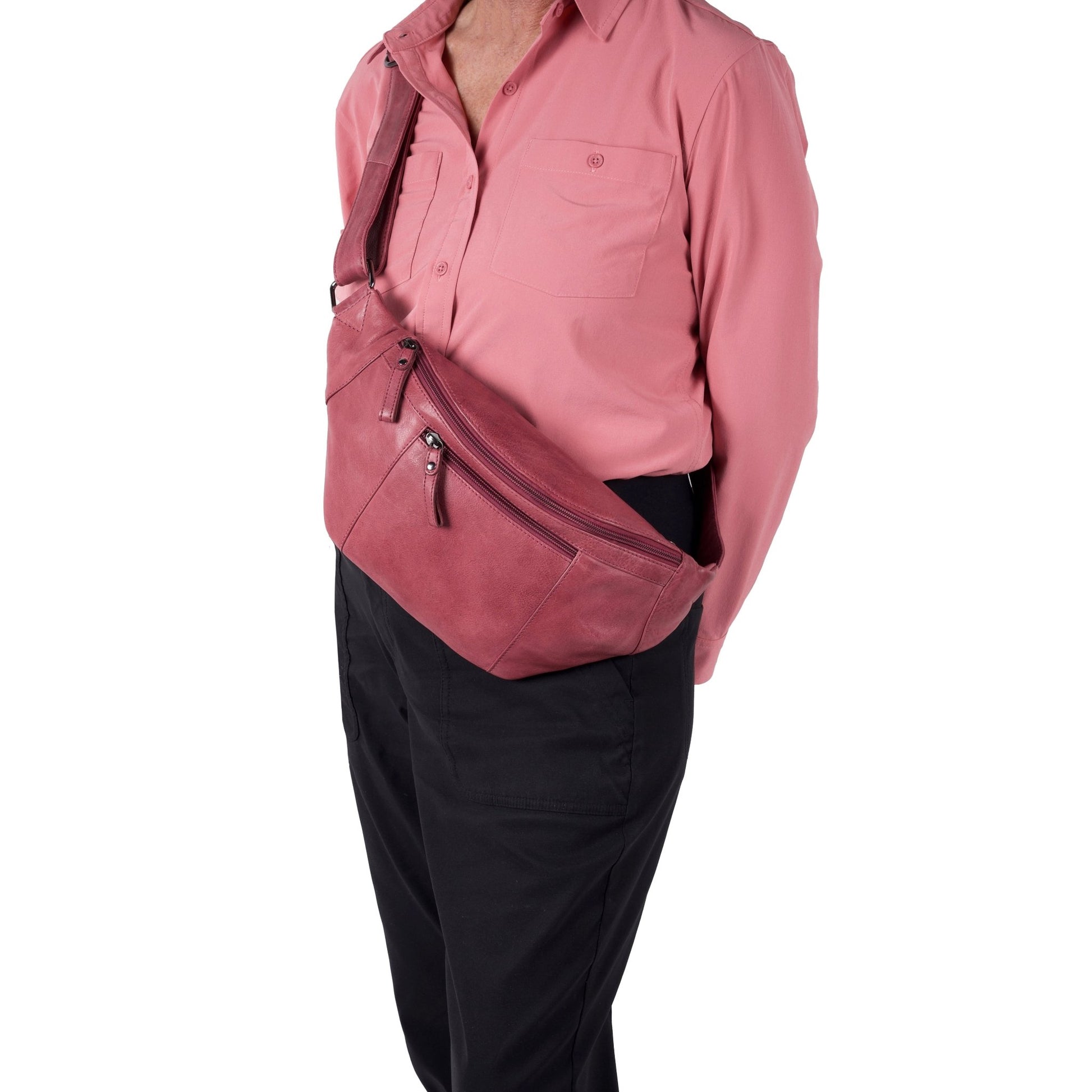 Concealed Carry Charlie Magnetic Leather Sling by Lady Conceal - Angler's Pro Tackle & Outdoors