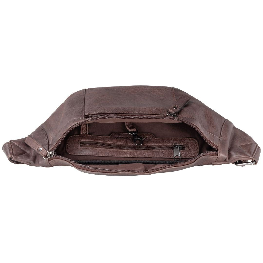 Concealed Carry Charlie Magnetic Leather Sling by Lady Conceal - Angler's Pro Tackle & Outdoors