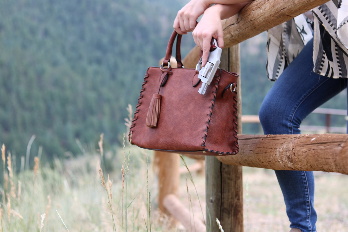 Concealed Carry Crossbody Ann Satchel by Lady Conceal - Angler's Pro Tackle & Outdoors