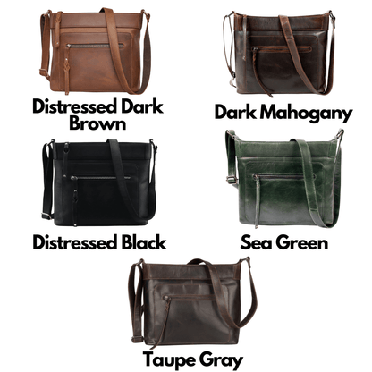 Concealed Carry Delaney Leather Crossbody by Lady Conceal - Angler's Pro Tackle & Outdoors