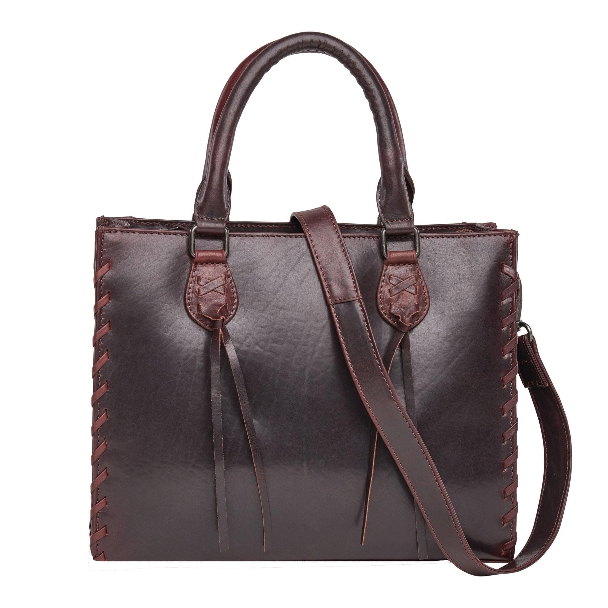 Concealed Carry Emma Leather Satchel by Lady Conceal - Angler's Pro Tackle & Outdoors