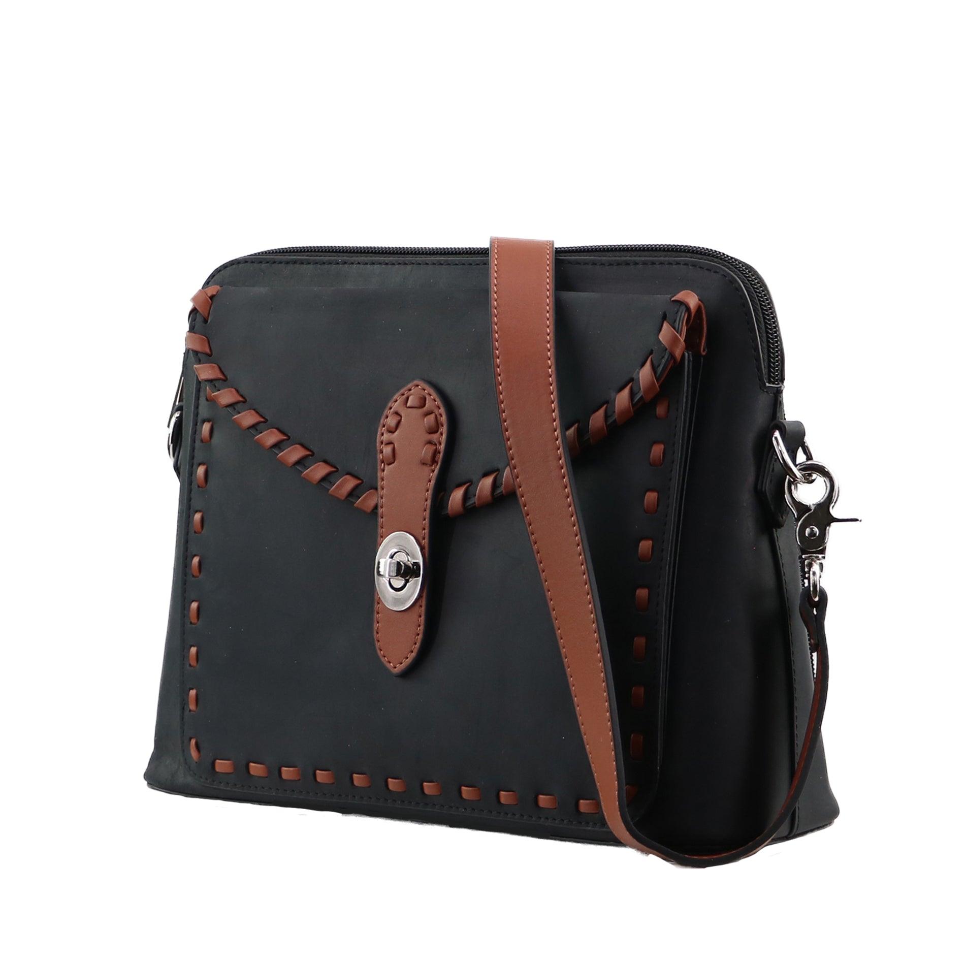 Concealed Carry Evelyn Leather Crossbody by Lady Conceal - Angler's Pro Tackle & Outdoors