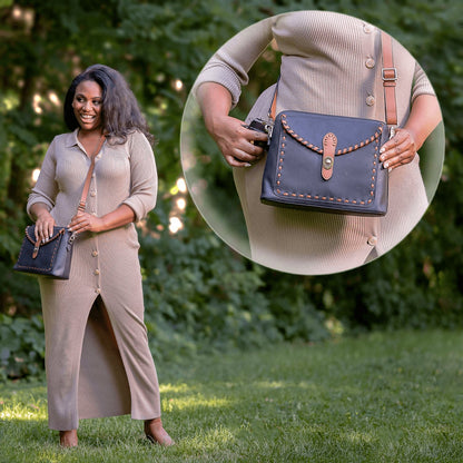 Concealed Carry Evelyn Leather Crossbody by Lady Conceal - Angler's Pro Tackle & Outdoors