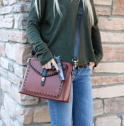 Concealed Carry Evelyn Leather Crossbody by Lady Conceal - Angler's Pro Tackle & Outdoors