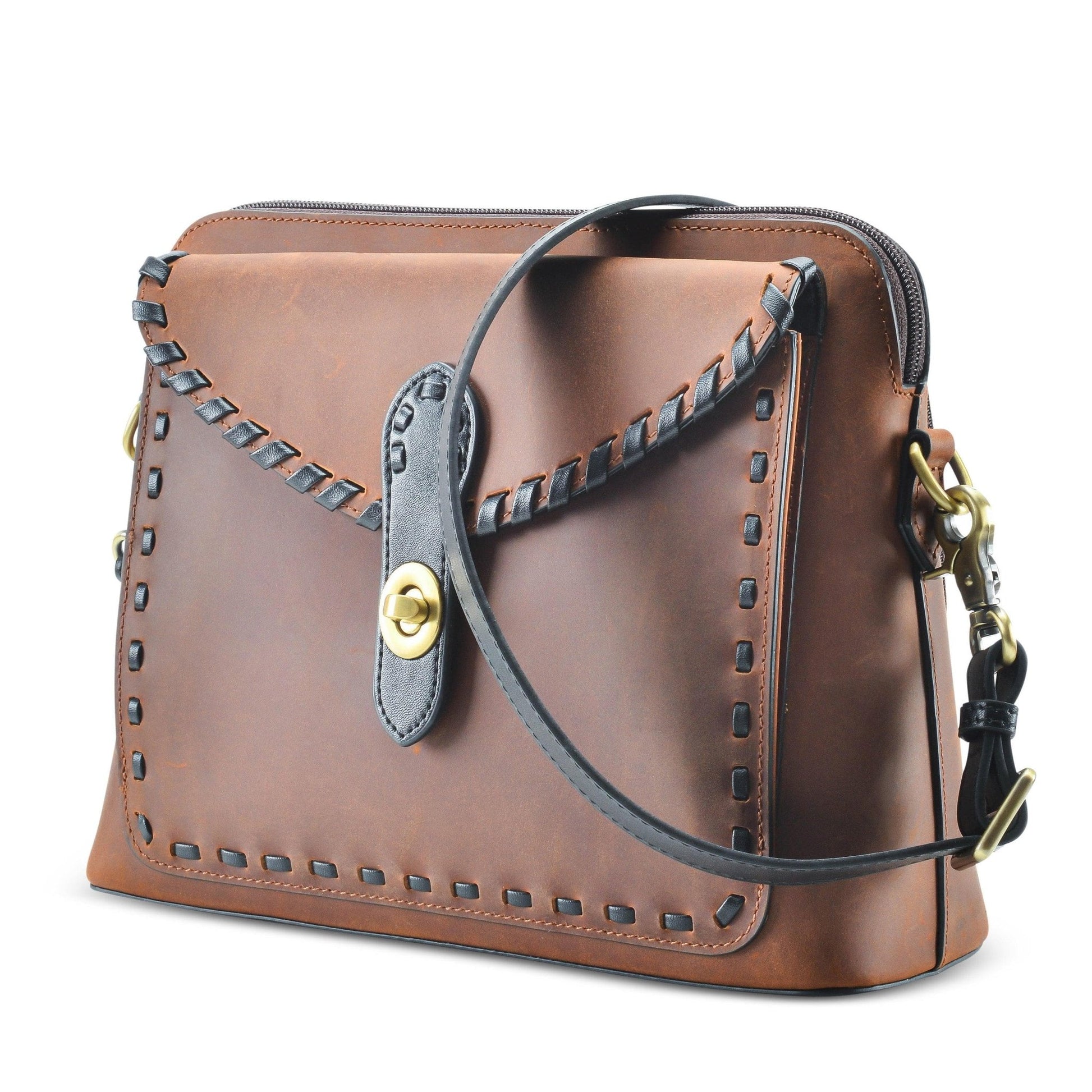 Concealed Carry Evelyn Leather Crossbody by Lady Conceal - Angler's Pro Tackle & Outdoors