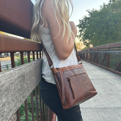 Concealed Carry Faith Leather Crossbody by Lady Conceal - Angler's Pro Tackle & Outdoors