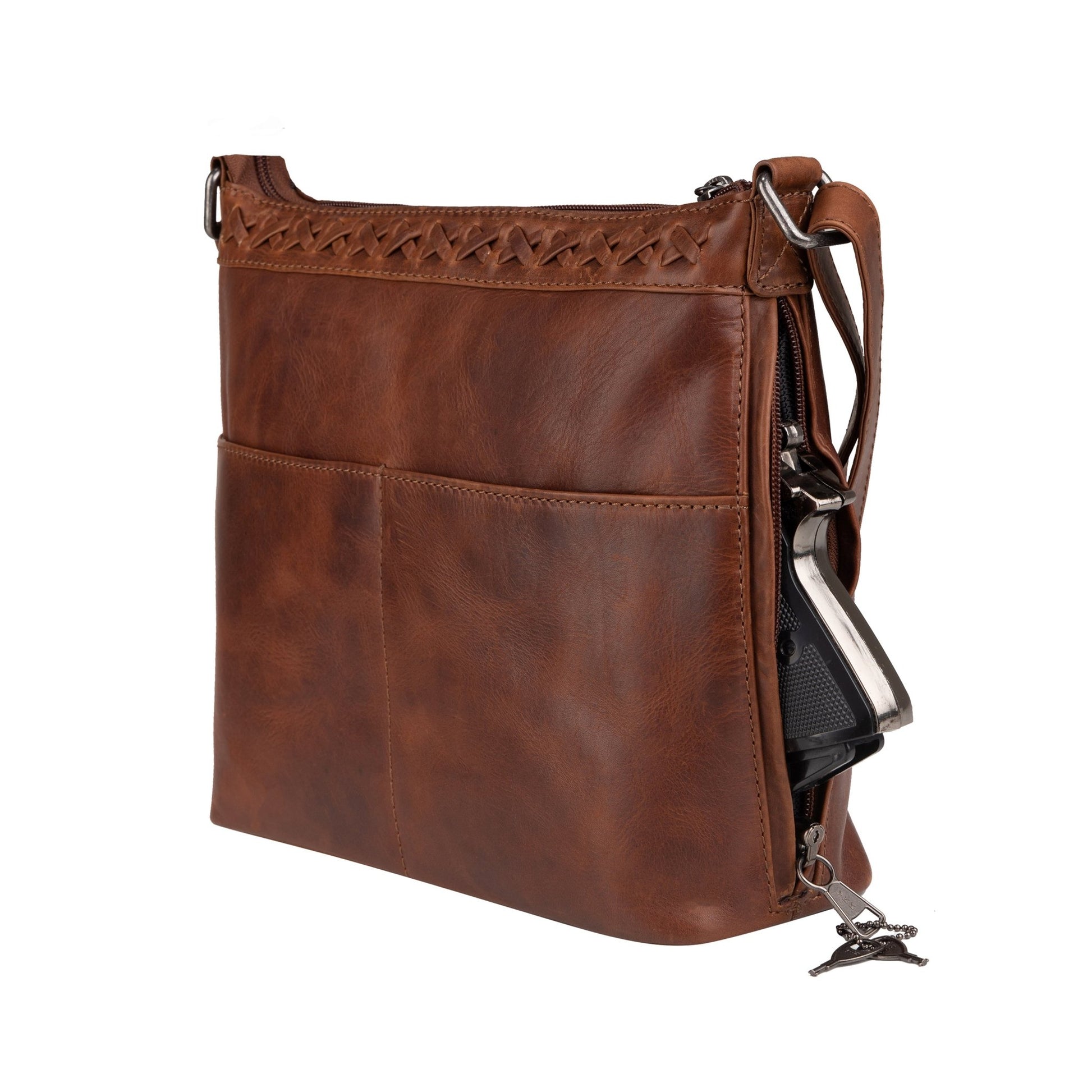 Concealed Carry Faith Leather Crossbody by Lady Conceal - Angler's Pro Tackle & Outdoors