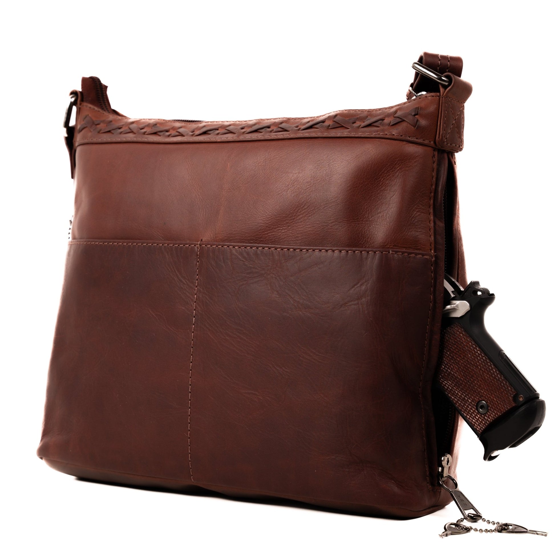 Concealed Carry Faith Leather Crossbody by Lady Conceal - Angler's Pro Tackle & Outdoors