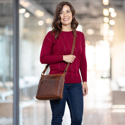 Concealed Carry Faith Leather Crossbody by Lady Conceal - Angler's Pro Tackle & Outdoors