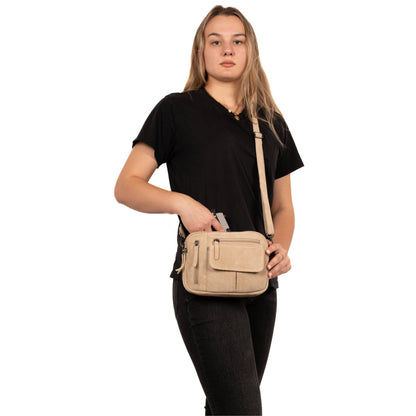 Concealed Carry Hadley Suede Crossbody by Lady Conceal - Angler's Pro Tackle & Outdoors