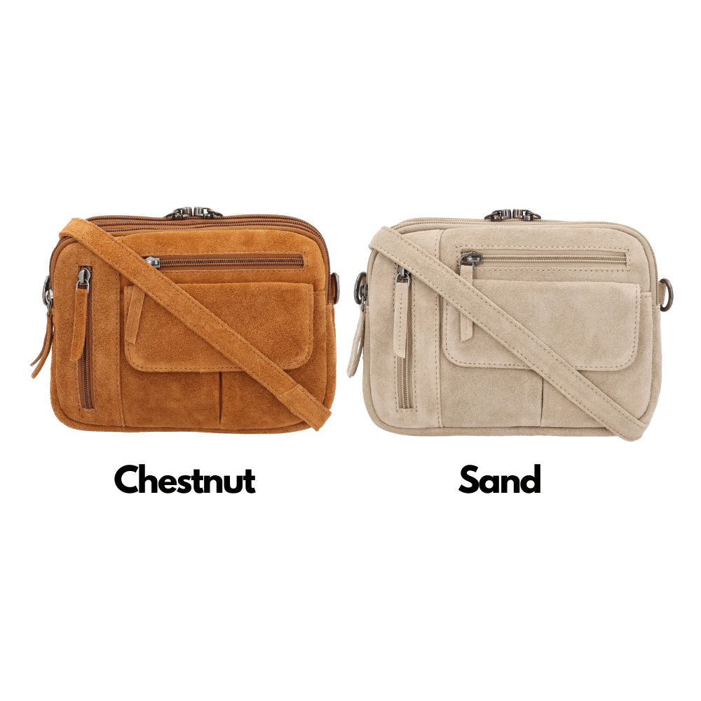Concealed Carry Hadley Suede Crossbody by Lady Conceal - Angler's Pro Tackle & Outdoors