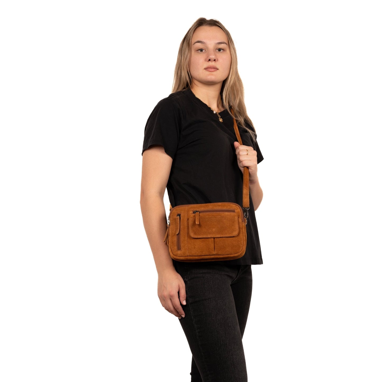 Concealed Carry Hadley Suede Crossbody by Lady Conceal - Angler's Pro Tackle & Outdoors