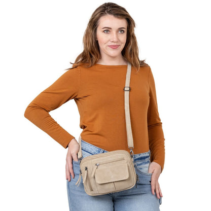 Concealed Carry Hadley Suede Crossbody by Lady Conceal - Angler's Pro Tackle & Outdoors