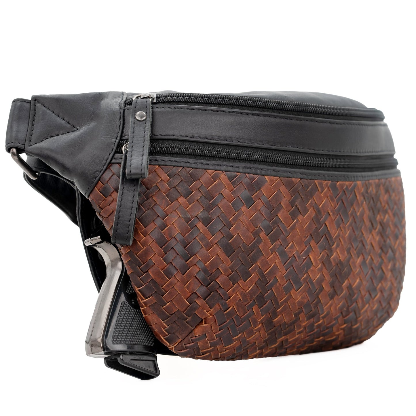 Concealed Carry Haisley Woven Magnetic Leather Sling by Lady Conceal - Angler's Pro Tackle & Outdoors