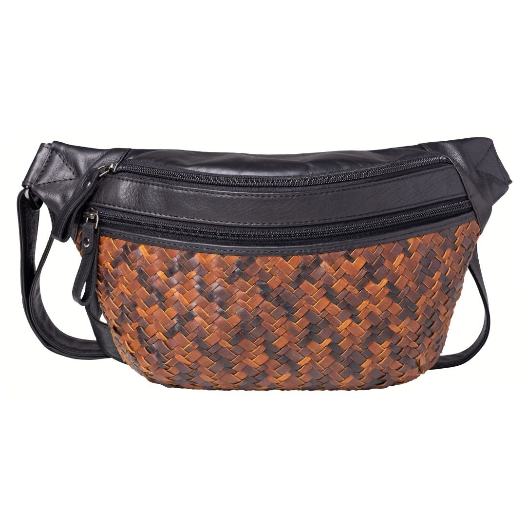 Concealed Carry Haisley Woven Magnetic Leather Sling by Lady Conceal - Angler's Pro Tackle & Outdoors