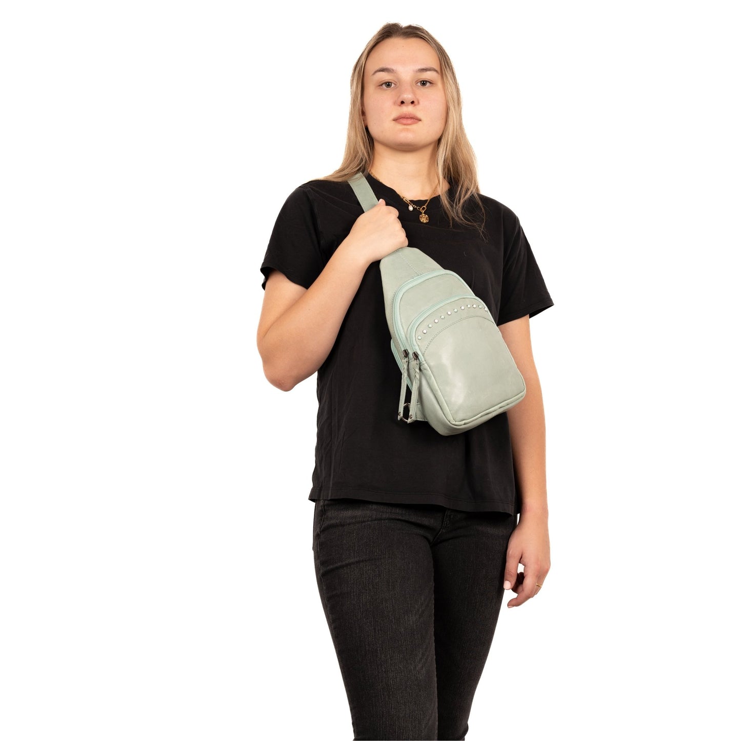 Concealed Carry Haven Sling Leather Backpack by Lady Conceal - Angler's Pro Tackle & Outdoors