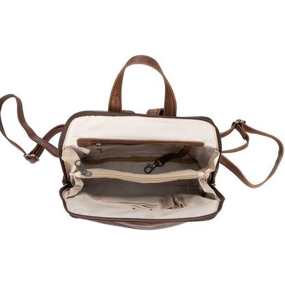 Concealed Carry Jayden Leather Backpack by Lady Conceal - Angler's Pro Tackle & Outdoors