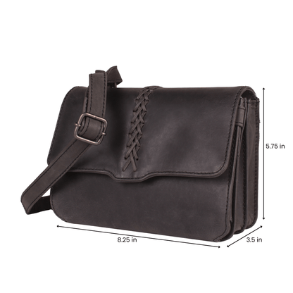 Concealed Carry Jolene Leather Crossbody Organizer by Lady Conceal - Angler's Pro Tackle & Outdoors