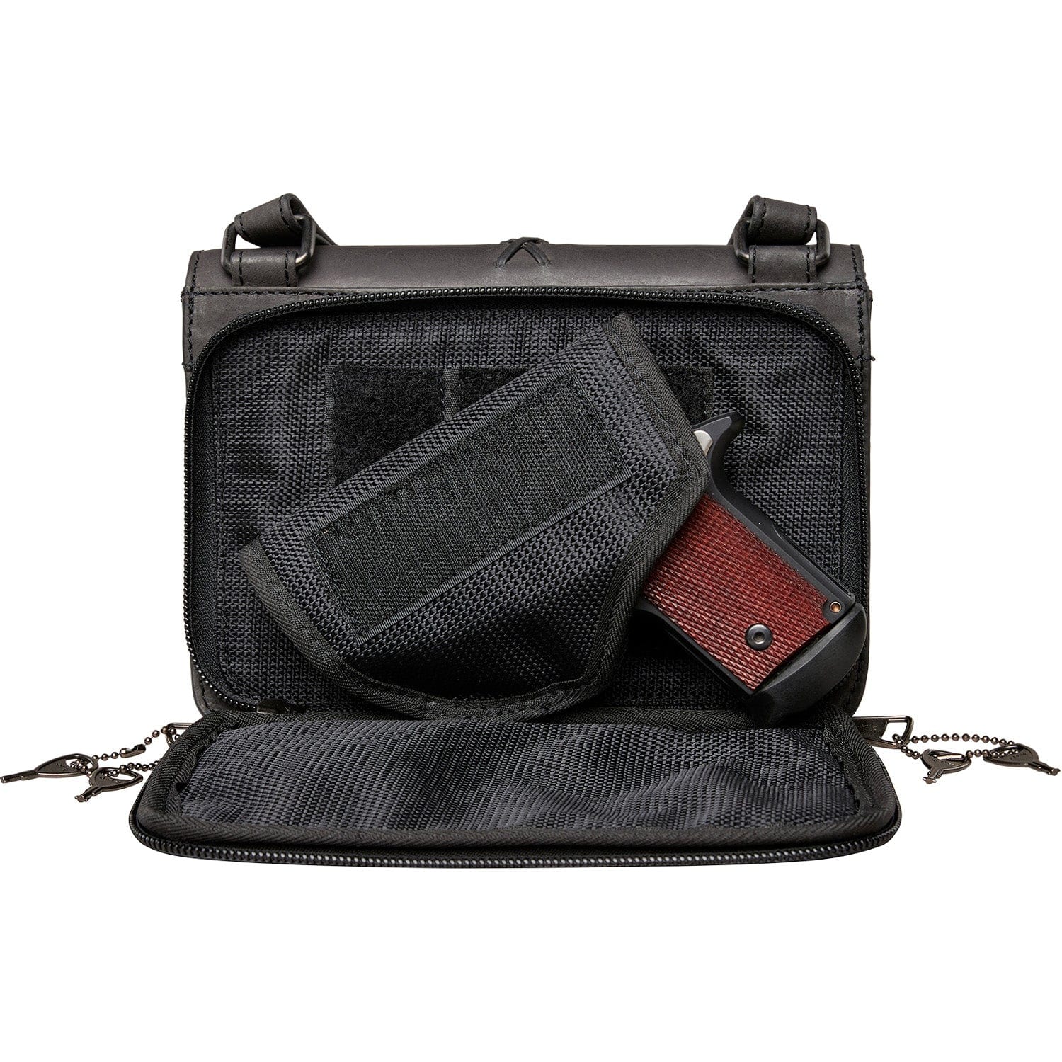 Concealed Carry Jolene Leather Crossbody Organizer by Lady Conceal - Angler's Pro Tackle & Outdoors