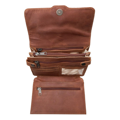 Concealed Carry Jolene Leather Crossbody Organizer by Lady Conceal - Angler's Pro Tackle & Outdoors