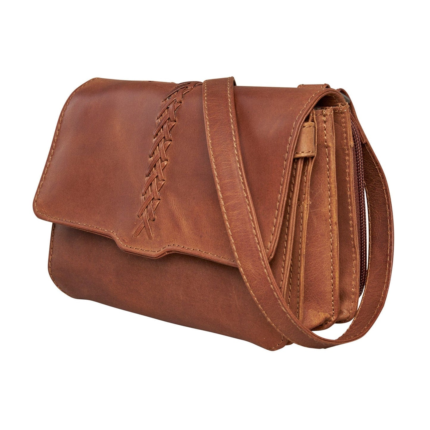 Concealed Carry Jolene Leather Crossbody Organizer by Lady Conceal - Angler's Pro Tackle & Outdoors