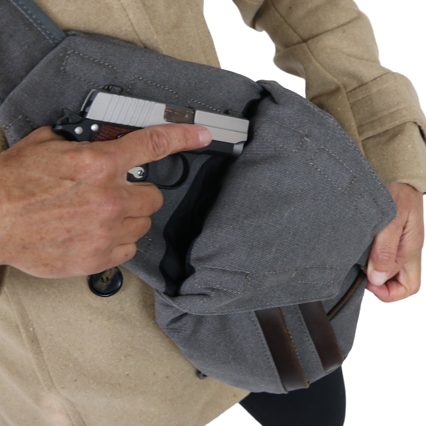 Concealed Carry Jordan Canvas Sling by DS Conceal - Angler's Pro Tackle & Outdoors