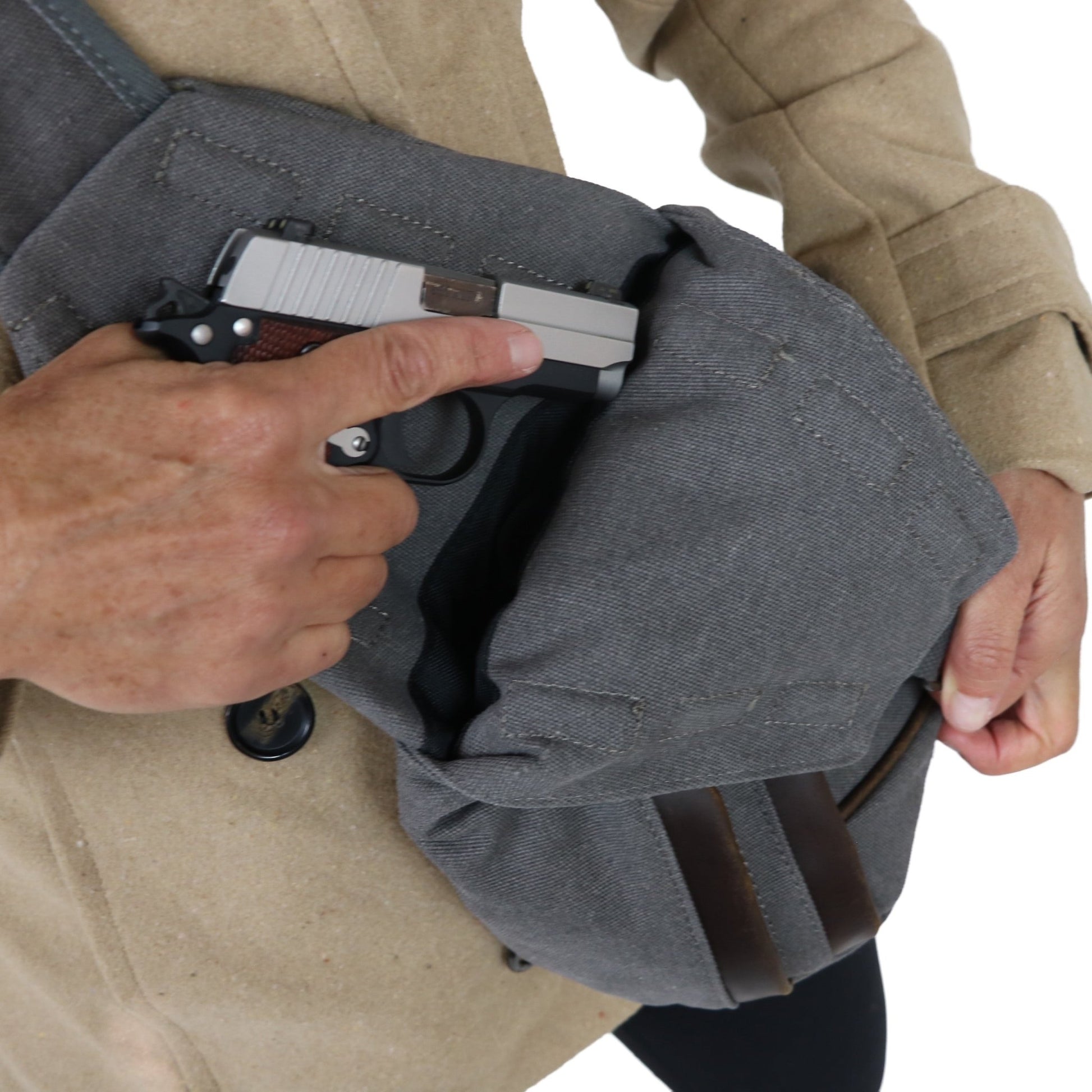 Concealed Carry Jordan Canvas Sling by DS Conceal - Angler's Pro Tackle & Outdoors