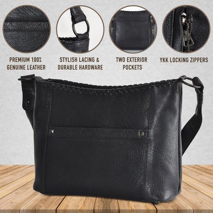 Concealed Carry Juliana Leather Hobo by Lady Conceal - Angler's Pro Tackle & Outdoors