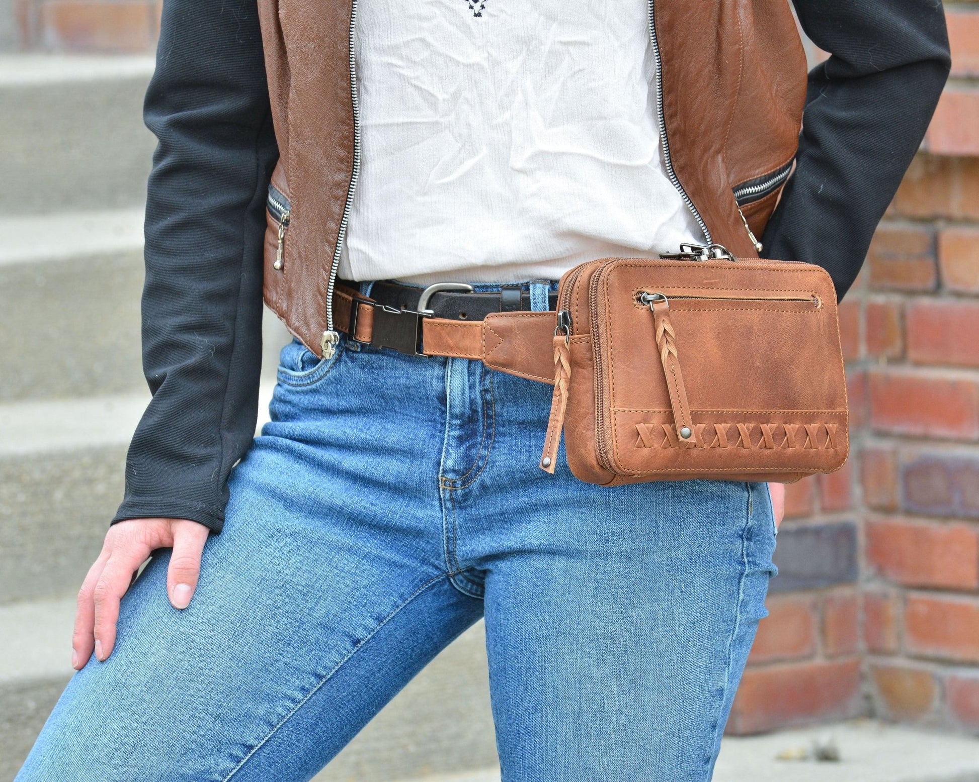 Concealed Carry Kailey Leather Purse Pack by Lady Conceal - Angler's Pro Tackle & Outdoors