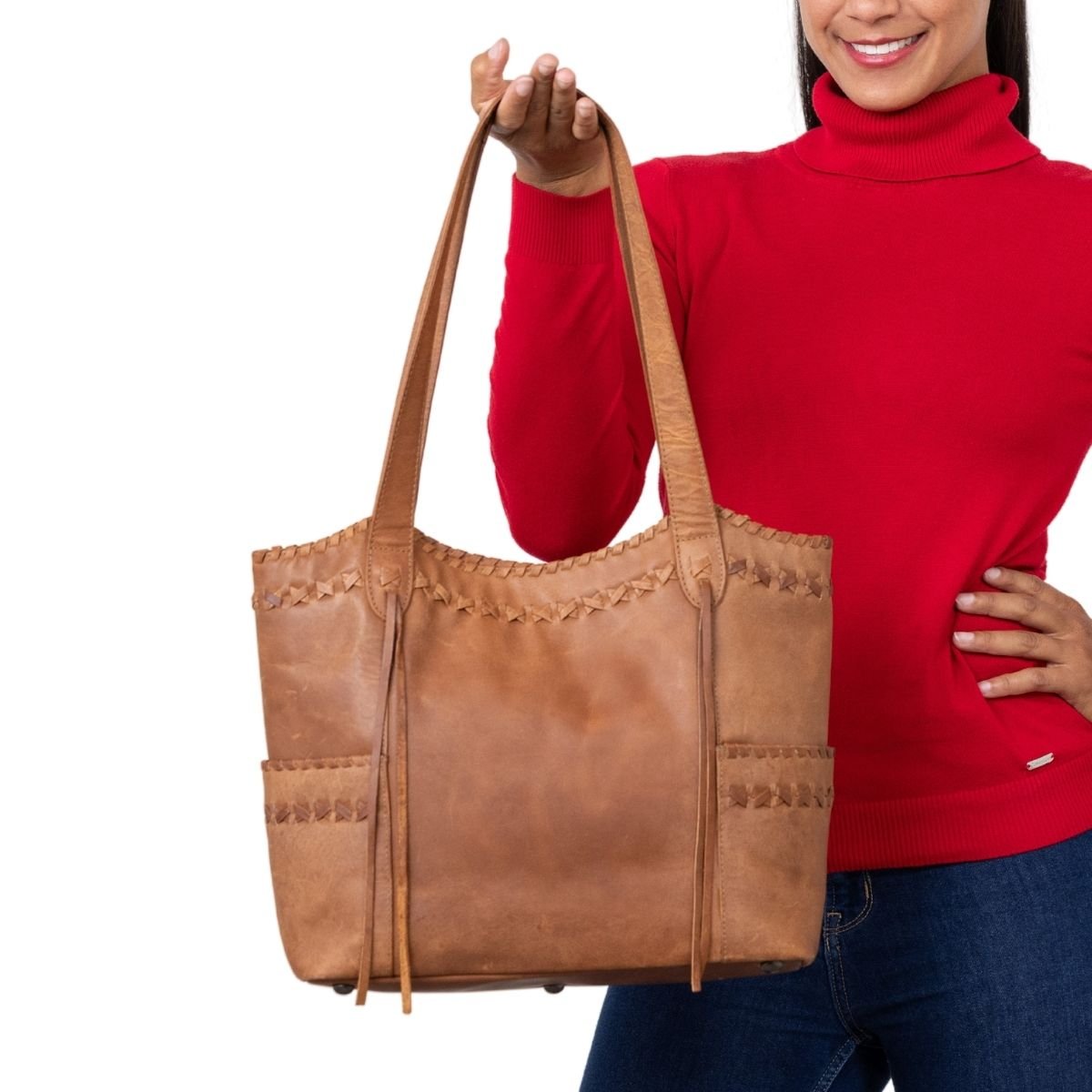 Concealed Carry Kendall Leather Tote by Lady Conceal - Angler's Pro Tackle & Outdoors