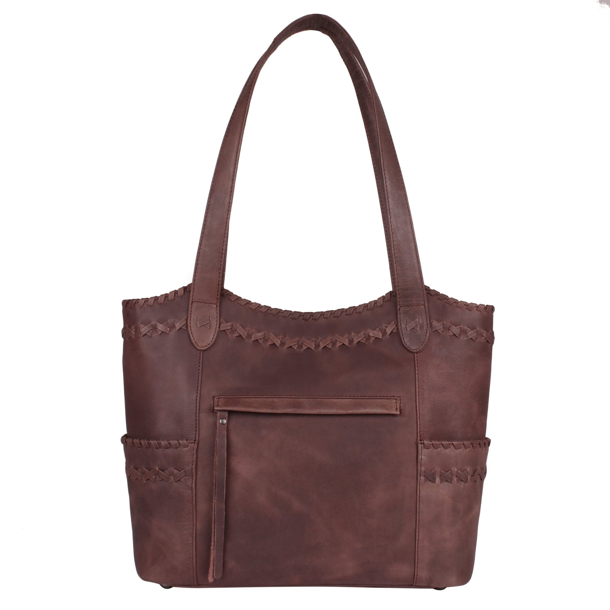 Concealed Carry Kendall Leather Tote by Lady Conceal - Angler's Pro Tackle & Outdoors