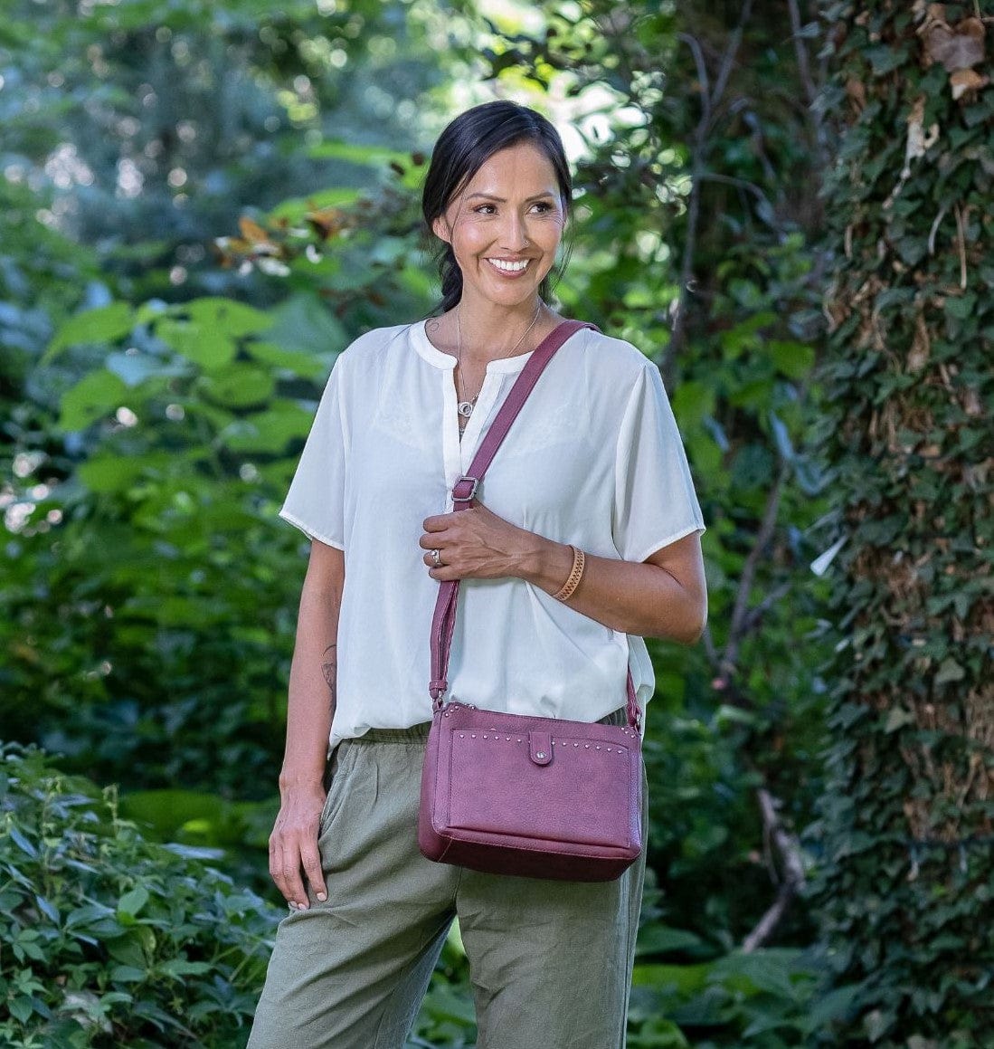 Concealed Carry Kinsley Crossbody with RFID Slim Wallet by Lady Conceal - Angler's Pro Tackle & Outdoors