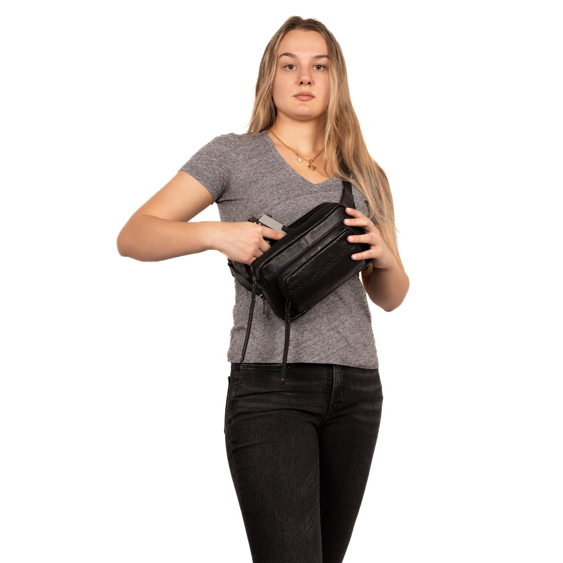 Concealed Carry Laney Buffalo Belt Bag by Lady Conceal - Angler's Pro Tackle & Outdoors