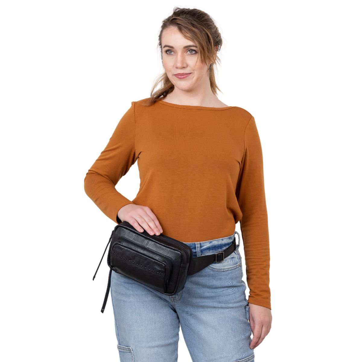 Concealed Carry Laney Buffalo Belt Bag by Lady Conceal - Angler's Pro Tackle & Outdoors