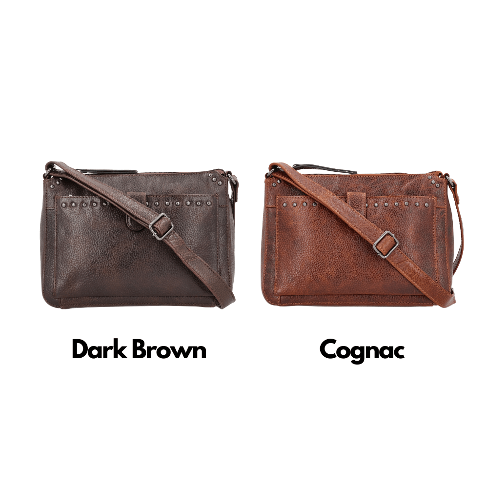 Concealed Carry Leah Buffalo Leather Crossbody w/Wallet by Lady Conceal - Angler's Pro Tackle & Outdoors